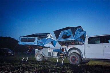 3-persoons daktent met harde schaal